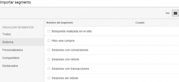 segmentos remarketing analytics