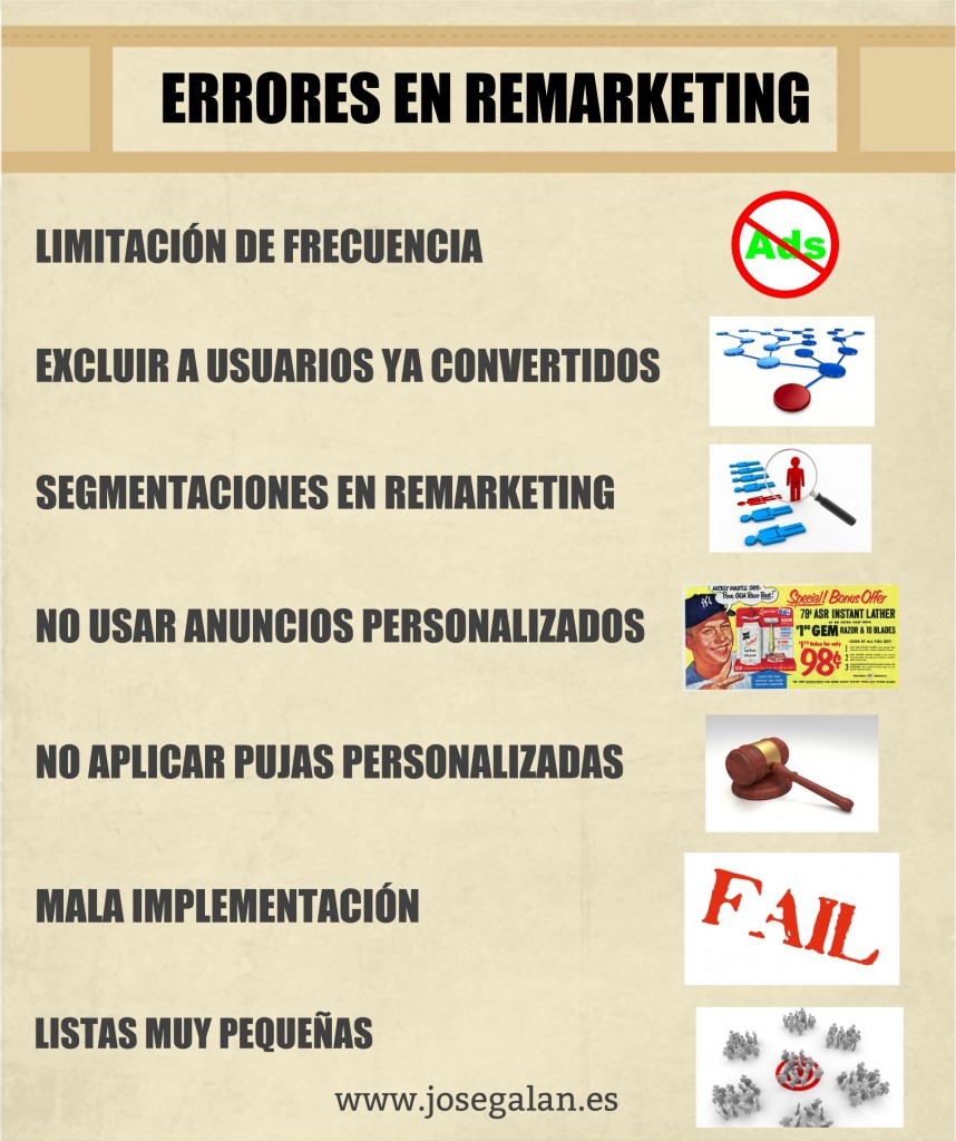 errores remarketing adwords