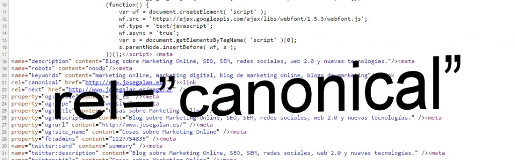 rel canonical