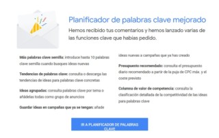 planificador palabras clave Google