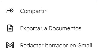 exportacion google bard