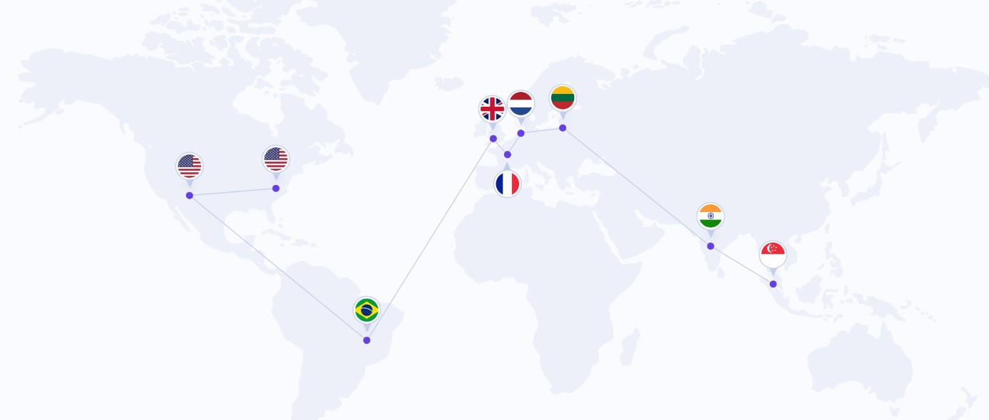 ubicaciones servidores