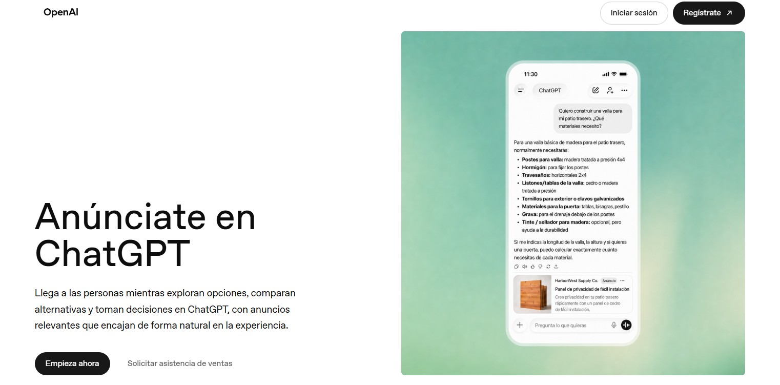 chatgpt ads manager